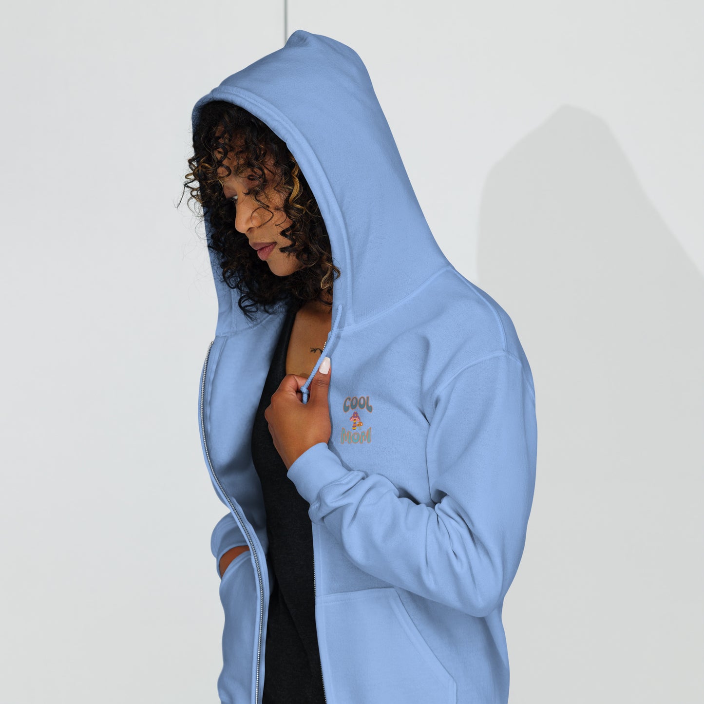 Cool Mom Era - Unisex heavy blend zip hoodie