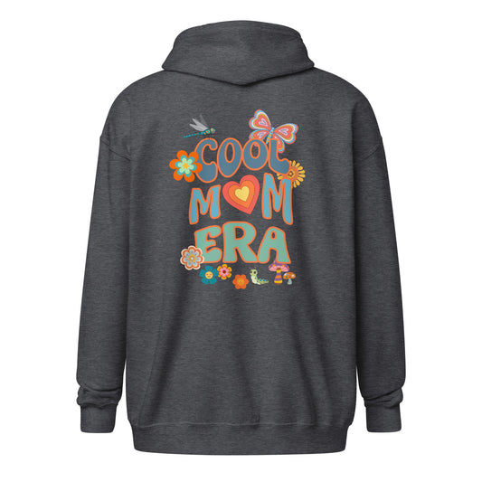 Cool Mom Era - Unisex heavy blend zip hoodie