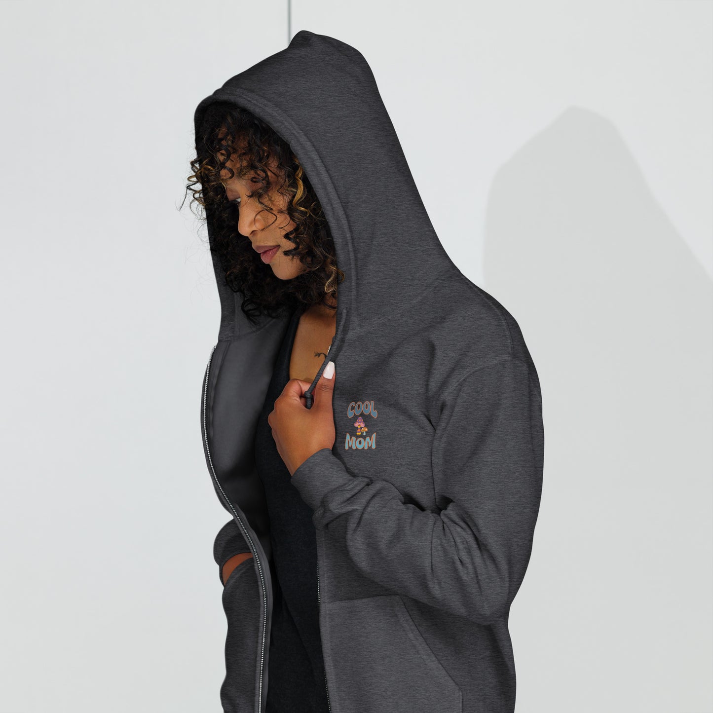 Cool Mom Era - Unisex heavy blend zip hoodie