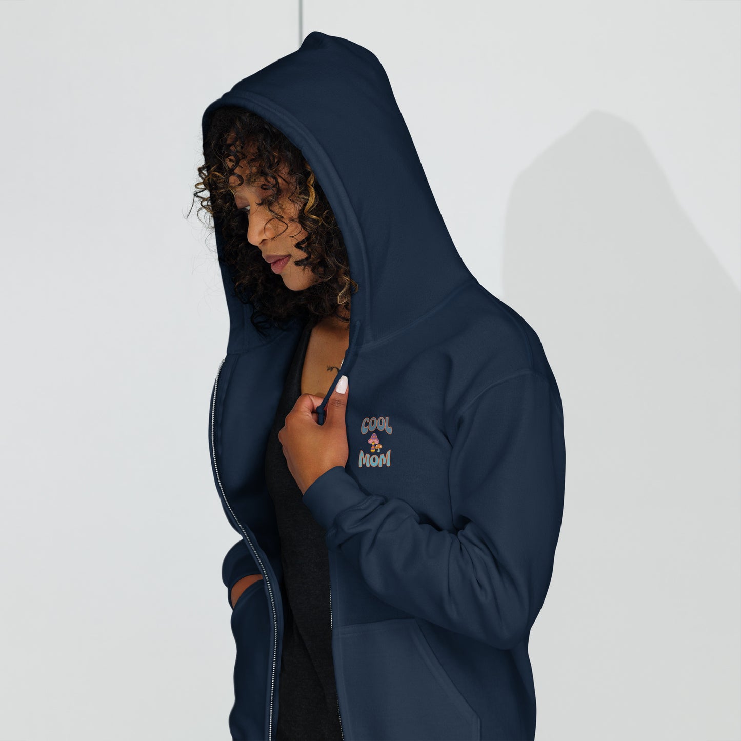 Cool Mom Era - Unisex heavy blend zip hoodie