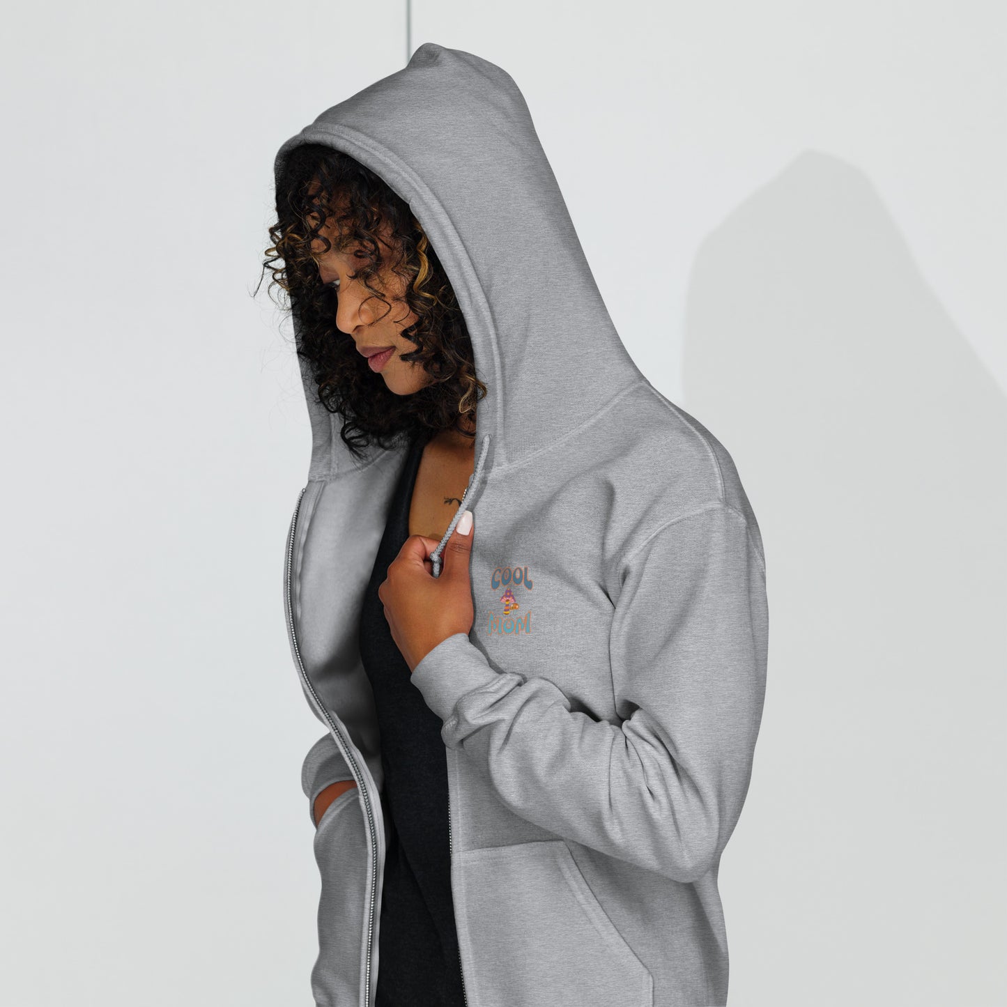 Cool Mom Era - Unisex heavy blend zip hoodie