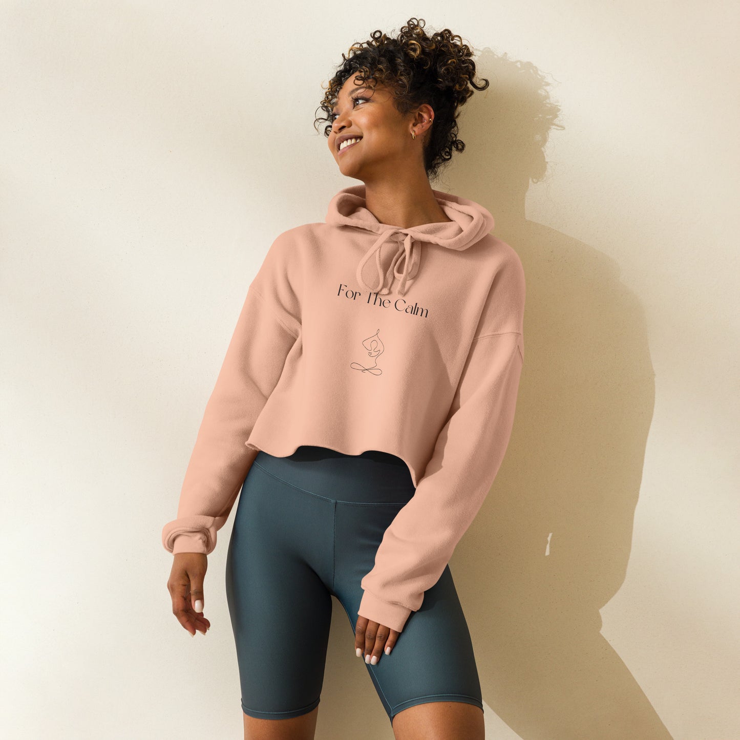For The Calm - Crop Hoodie