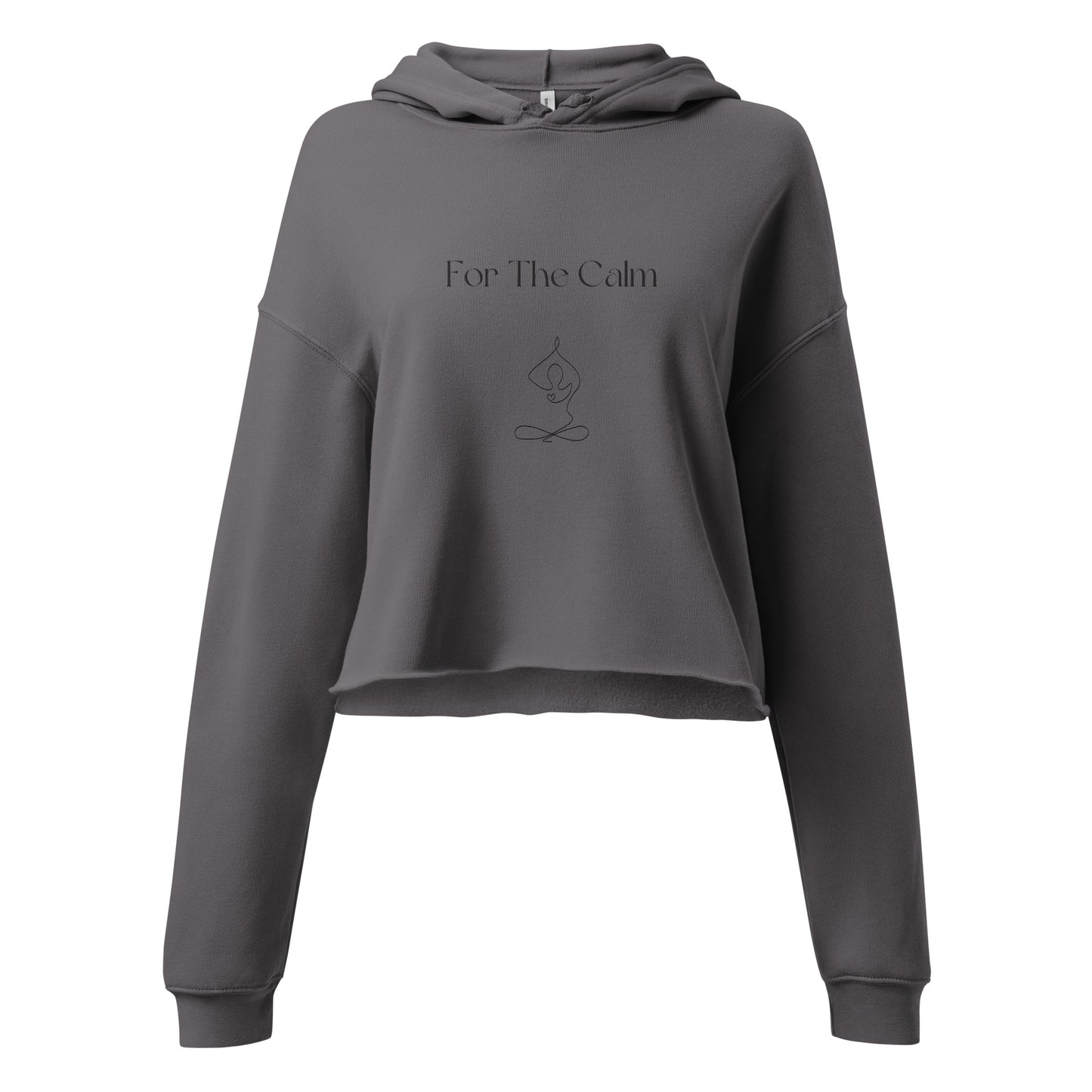 For The Calm - Crop Hoodie