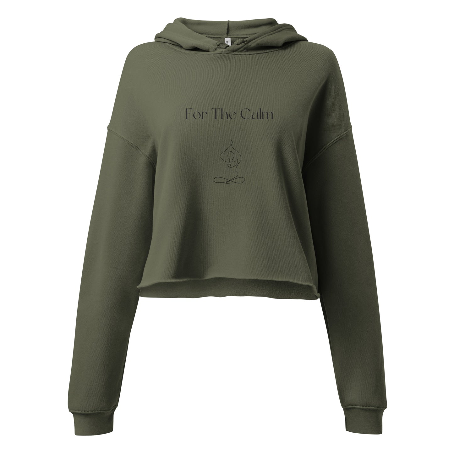 For The Calm - Crop Hoodie